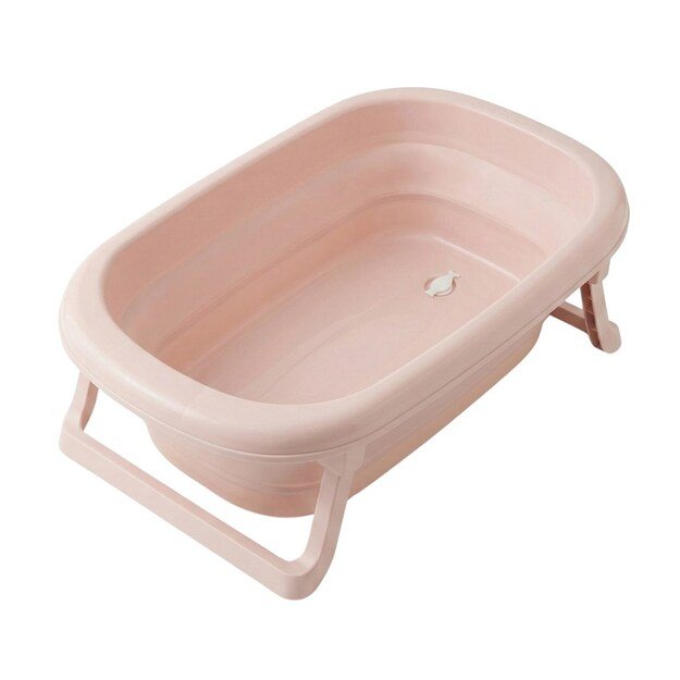 Foldable plastic baby bath Tega Baby pink