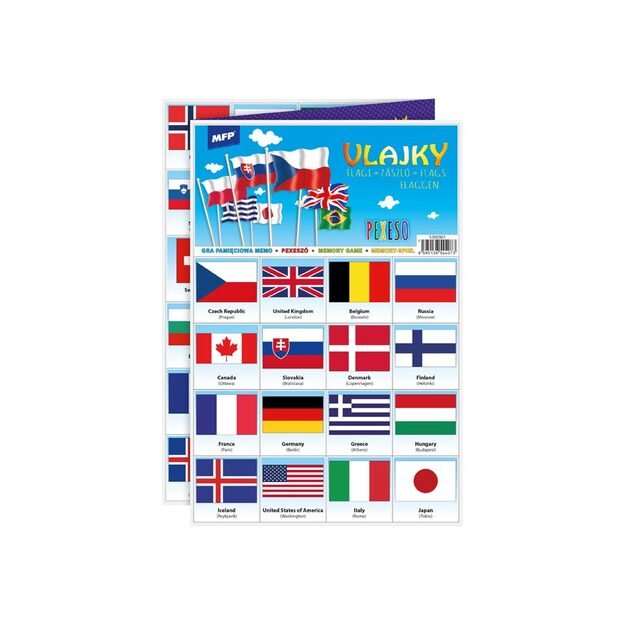 Pexeso MFP 3xA4 Flags
