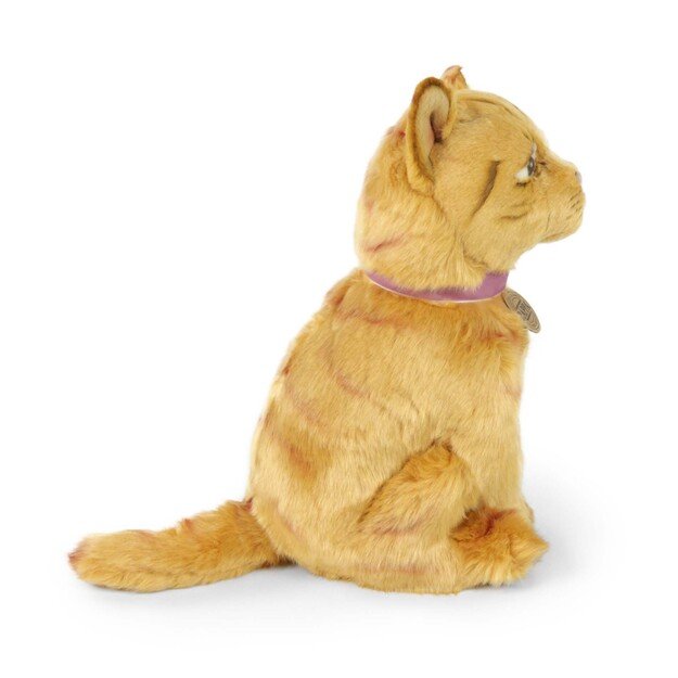 Plush ginger cat 25 cm ECO-FRIENDLY