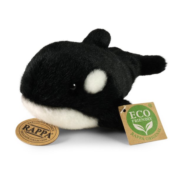 Plush orca 19 cm ECO-FRIENDLY