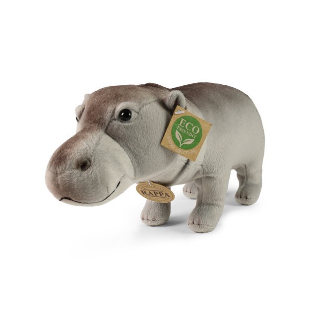 Plush hippo 32 cm ECO-FRIENDLY