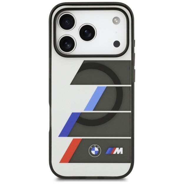 BMW M IML Metal Buttons Tricolor Lines MagSafe - Case iPhone 17 Pro Max (anthracite) 3