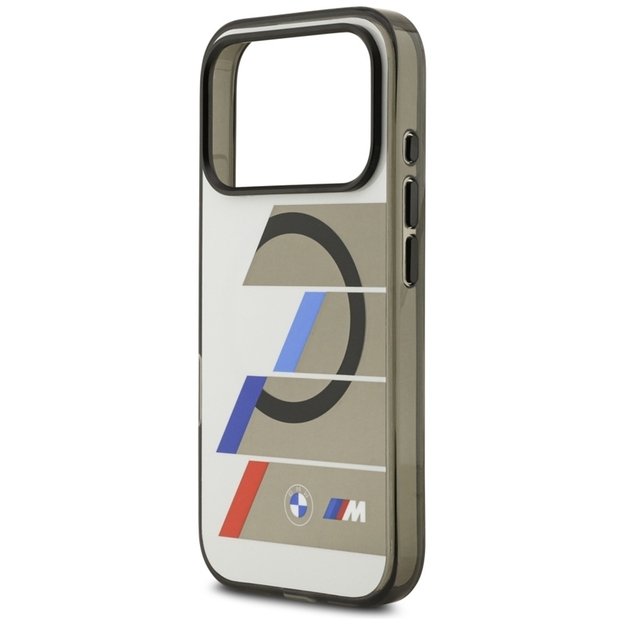 BMW M IML Metal Buttons Tricolor Lines MagSafe - Case iPhone 17 Pro Max (anthracite) 6
