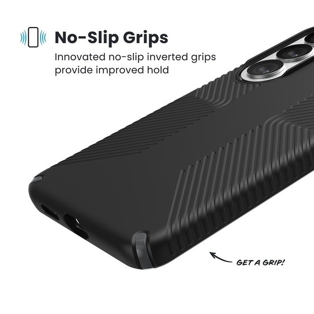 Speck Presidio2 Grip Magnet &ndash; Samsung Galaxy S26 MagSafe Case (Black/Slate Grey/White) 4