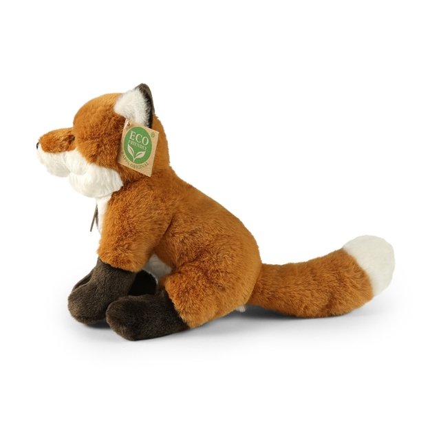 Rappa - Plush realistic mascot Fox sitting 23 cm Eco-Friendly Soft Collection 3