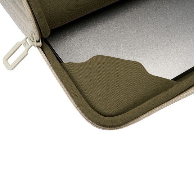 TUCANO Velluto 2 - Cover for MacBook Air 13  (M4/M3/M2/M1/2025-2018) / Pro 13  / Laptop 12  (cream) 4