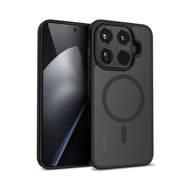 Crong Hybrid Matte Magnetic - Xiaomi 15T Pro MagSafe Case (Black) 1