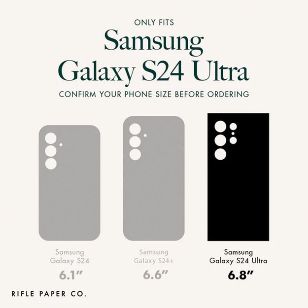 Skaidrus šautuvų popierius – Samsung Galaxy S24 Ultra (Petite Fleur) dėklas 24