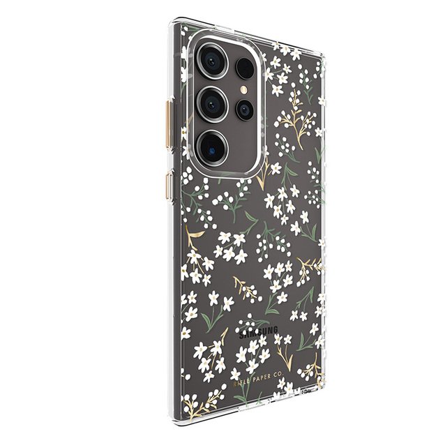 Skaidrus šautuvų popierius – Samsung Galaxy S24 Ultra (Petite Fleur) dėklas 14