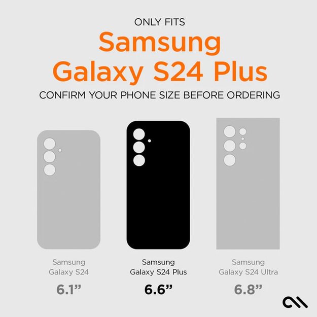 Case-Mate Ultra Tough Clear D3O – dėklas, skirtas Samsung Galaxy S24+ (skaidrus) 25