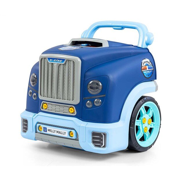 Realistic model of the front of the car with an opening hood Milly Mally N-GINE blue 1