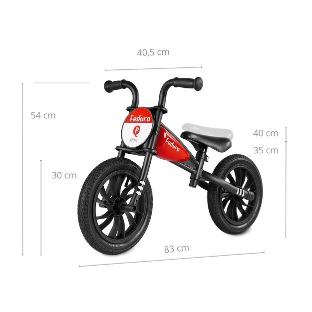 Qplay Feduro children s balance Bike red 9
