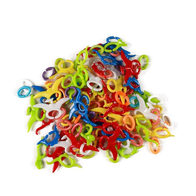 Small plastic letters DINO 150 pcs