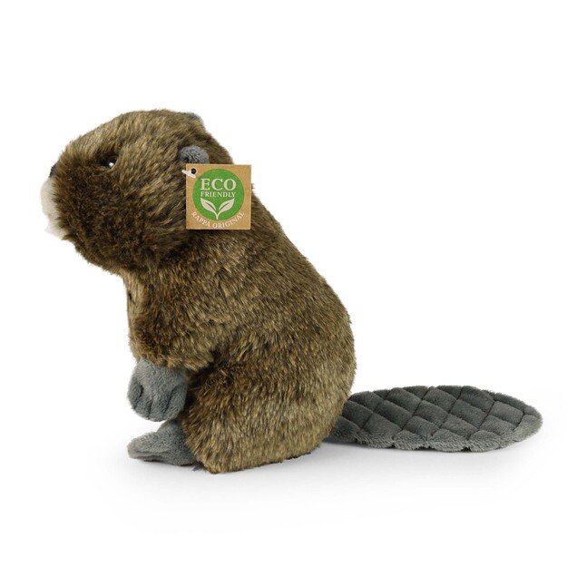 Plush beaver 22 cm ECO-FRIENDLY