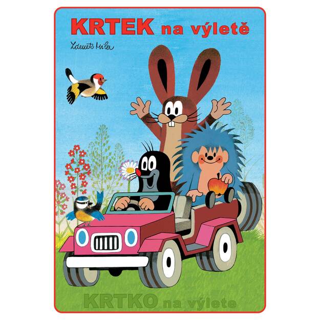 The Mole on a trip coloring pages A5