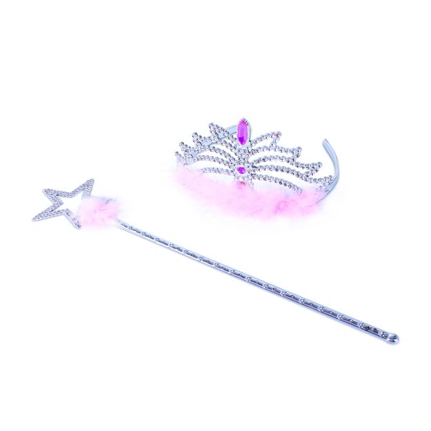 the Crown princess with wand pink