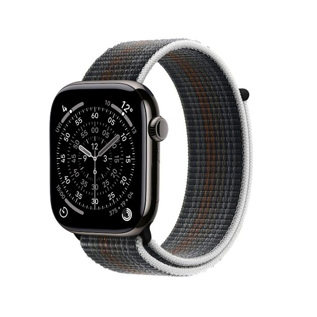 Crong Nylon - Sport Band for Apple Watch 44/45/46/49 mm (Midnight Run)