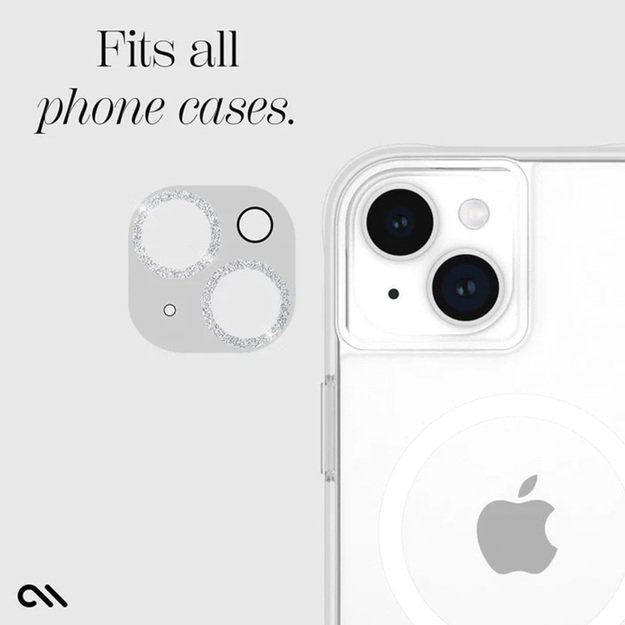 Case-Mate Sparkle Lens Protector – apsauginis stiklas, skirtas iPhone 15 / iPhone 15 Plus fotoaparatui (Twinkle) 6