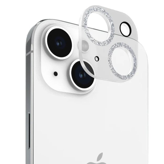 Case-Mate Sparkle Lens Protector – apsauginis stiklas, skirtas iPhone 15 / iPhone 15 Plus fotoaparatui (Twinkle) 3
