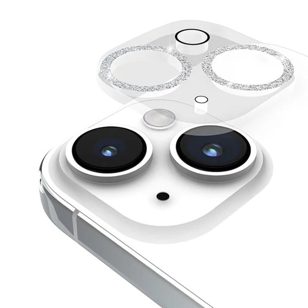 Case-Mate Sparkle Lens Protector – apsauginis stiklas, skirtas iPhone 15 / iPhone 15 Plus fotoaparatui (Twinkle) 1