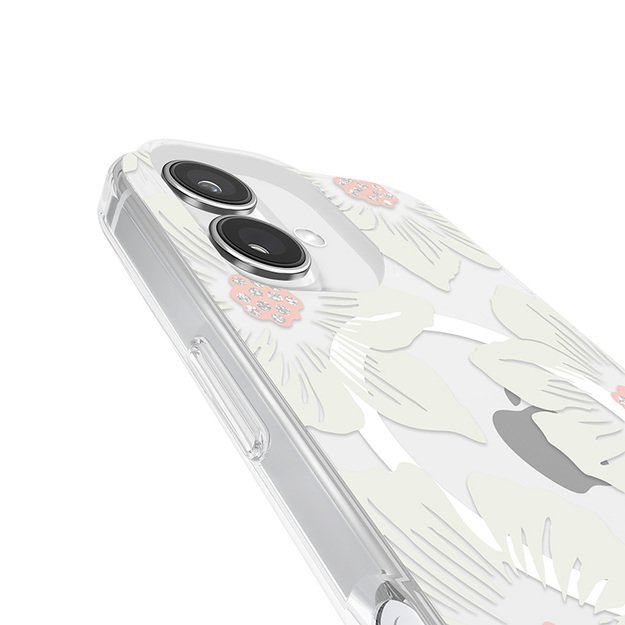 Kate Spade New York Protective MagSafe – dėklas, skirtas iPhone 16 (Hollyhock Floral) 16