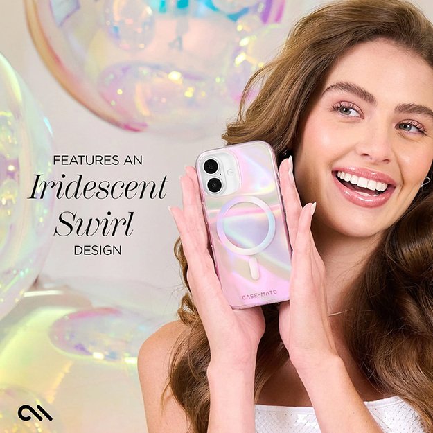 „Case-Mate“ muilo burbulas „MagSafe“ – dėklas, skirtas „iPhone 16“ (lietingas) 27