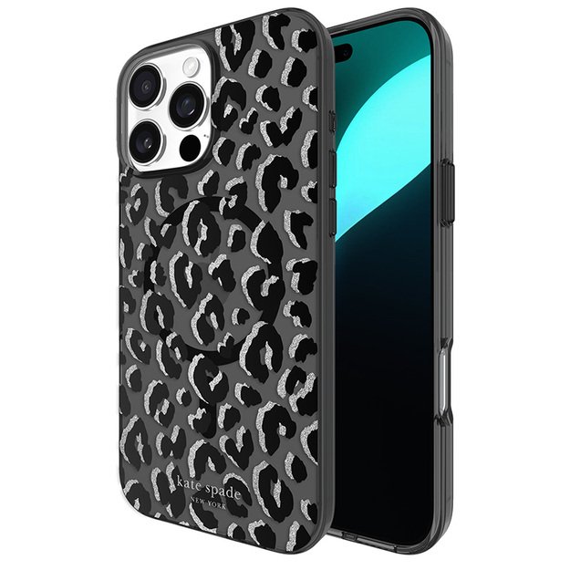 Kate Spade New York Protective MagSafe – dėklas, skirtas iPhone 16 Pro Max (City Leopard) 1