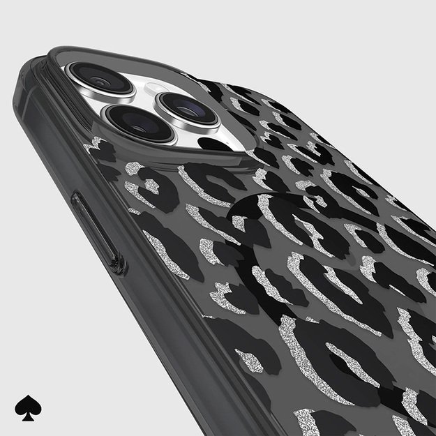 Kate Spade New York Protective MagSafe – dėklas, skirtas iPhone 16 Pro Max (City Leopard) 15