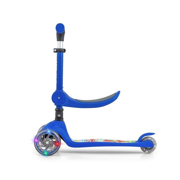 FUZZY 3-Wheel Balance Scooter with Seat for Kids blue