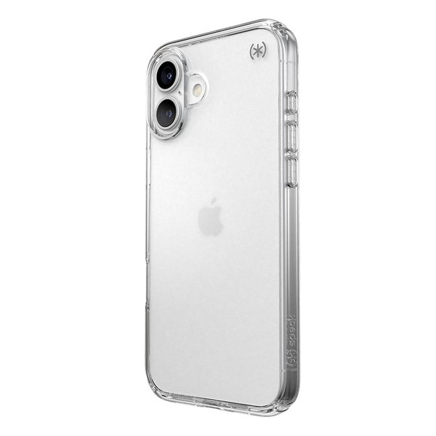 Speck Presidio Perfect-Clear – dėklas, skirtas iPhone 16 Plus (skaidrus)