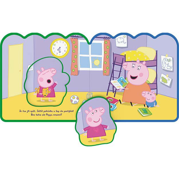 My first leporelo Peppa Pig day