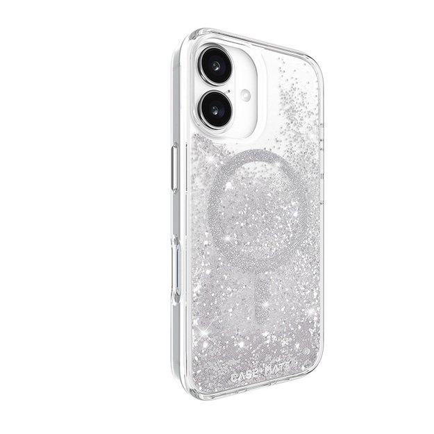 Case-Mate Waterfall MagSafe – dėklas iPhone 16 (sidabras)