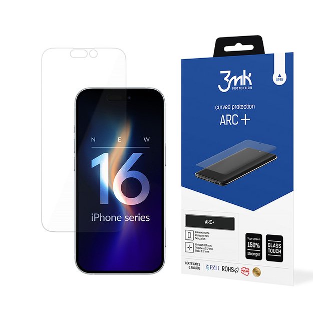 3mk ARC+ – apsauginė plėvelė, skirta iPhone 16 Pro Max 1