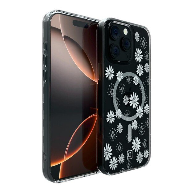 Incipio Forme MagSafe – dėklas iPhone 16 Pro Max (Ditzy Floral Silver) 5