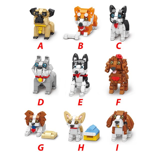 Building set mini dog