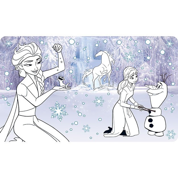 Paint with water again and again Frozen Kingdom
