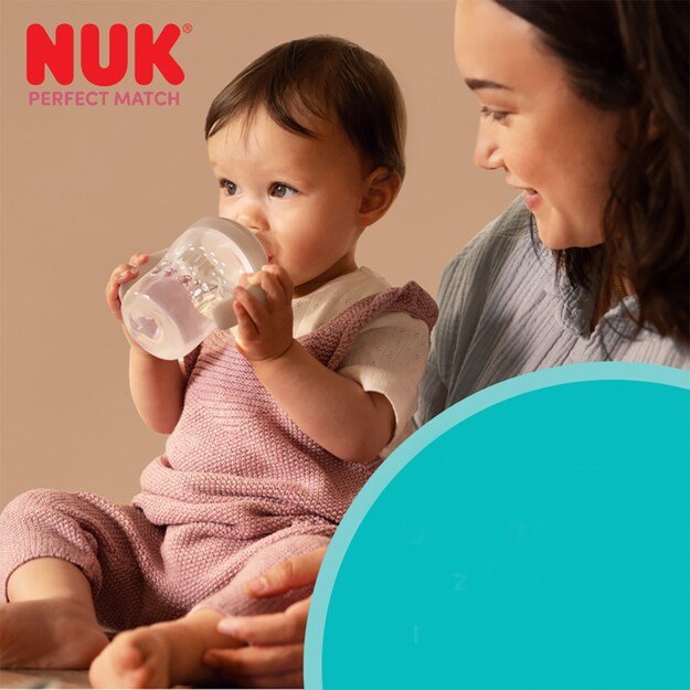 NUK Perfect Match training baby bottle 150 ml, glow-in-the-dark
