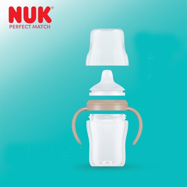 NUK Perfect Match training baby bottle 150 ml, glow-in-the-dark