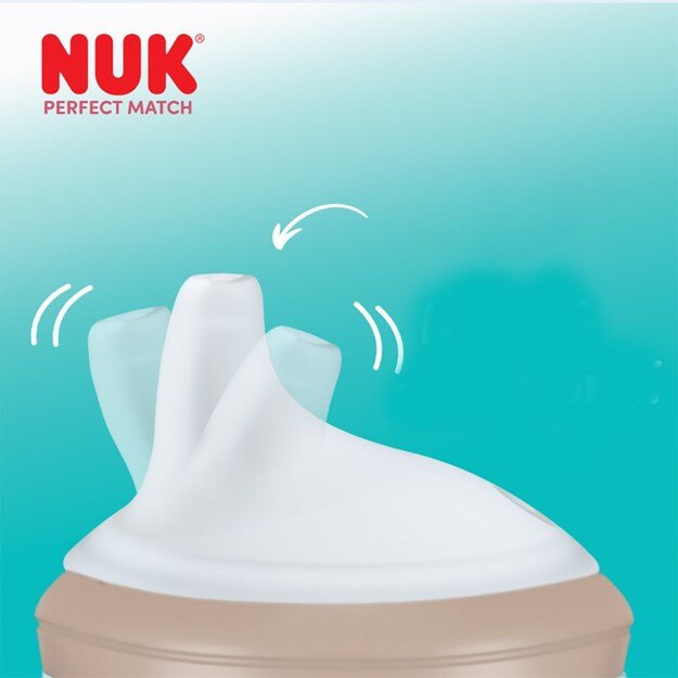 NUK Perfect Match training baby bottle 150 ml, glow-in-the-dark