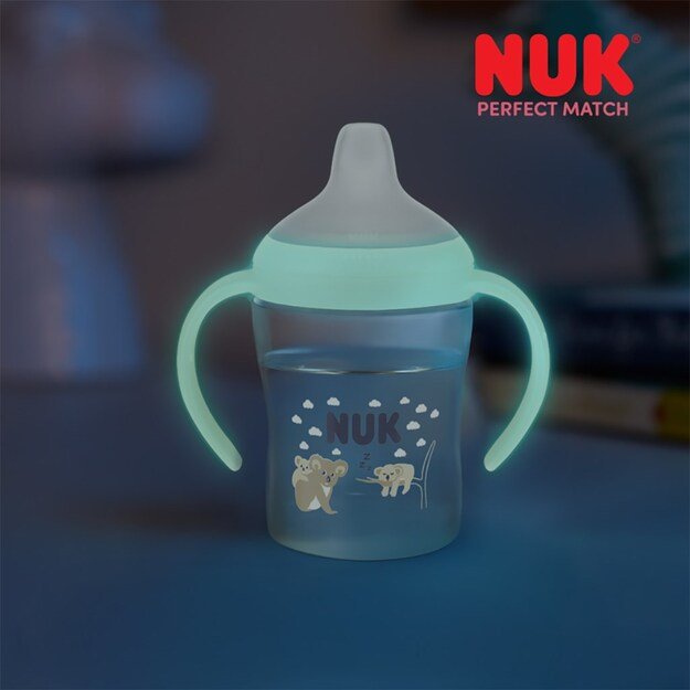 NUK Perfect Match training baby bottle 150 ml, glow-in-the-dark