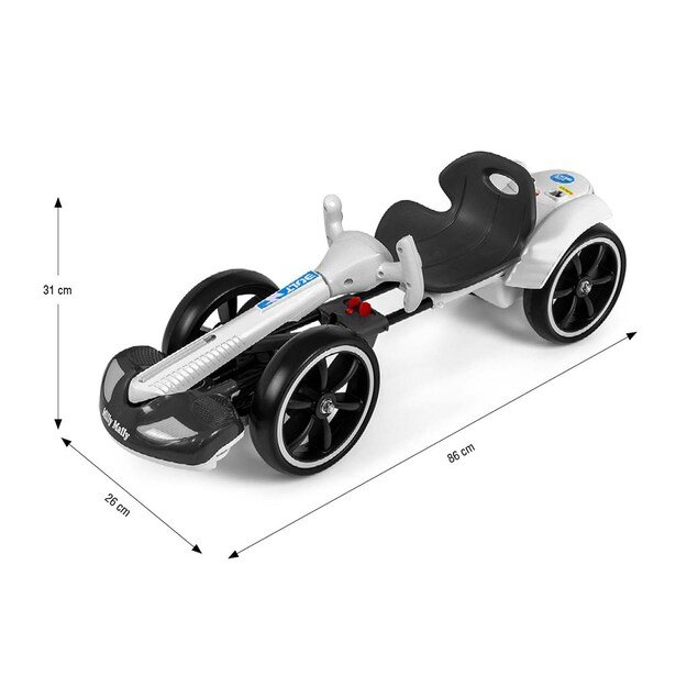 Electric go-kart GOKART BOLT Milly Mally white