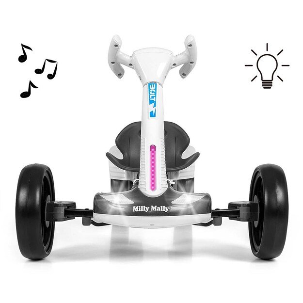 Electric go-kart GOKART BOLT Milly Mally white