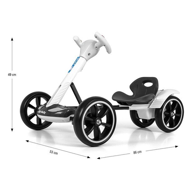 Electric go-kart GOKART BOLT Milly Mally white