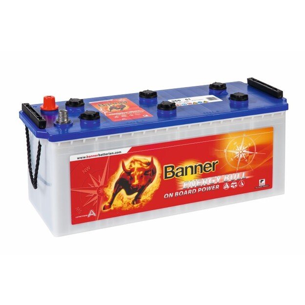 Banner 130Ah Energy Bull akumuliatorius 12V 514x189x195/220 mm  