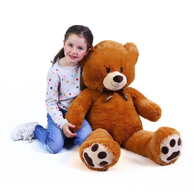 Big teddy bear Kuba with tag 100 cm