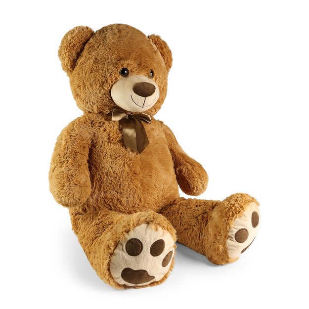 Big teddy bear Kuba with tag 100 cm