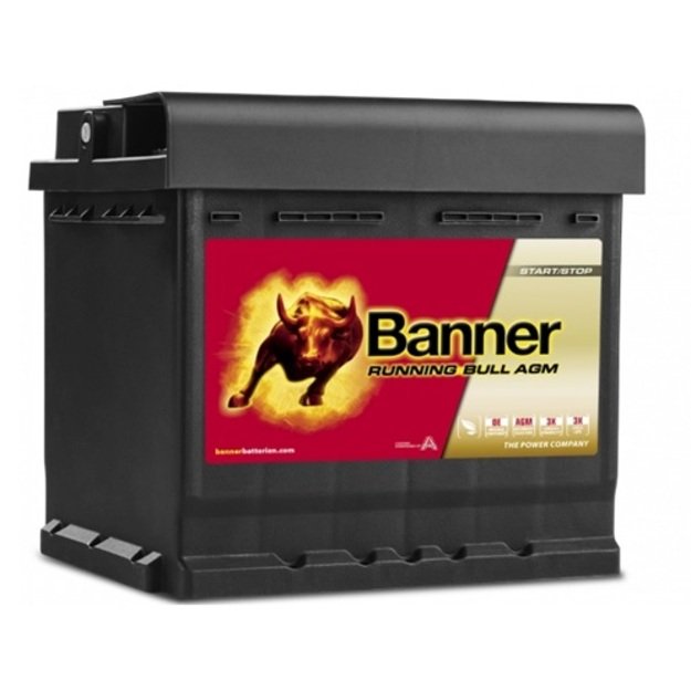 Banner 50Ah 640A RUNNING BULL AGM 12V 210x175x190mm  