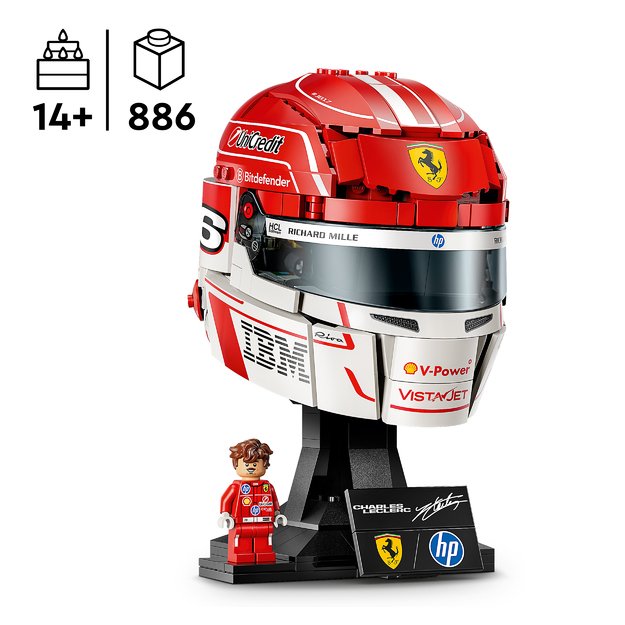 LEGO Editions Scuderia Ferrari HP Charles Leclerc Helmet