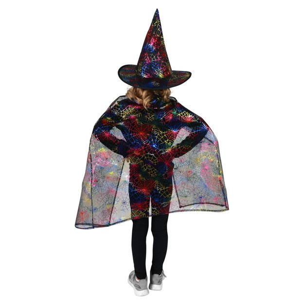 Children costume - witch cloak with hat