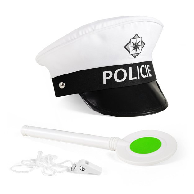 Traffic police set with clapper+whistle